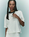 YPL backless cut sexy short-sleeved T-shirt