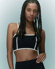 YPL square neck sports vest