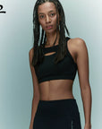 YPL hollow back sports bra