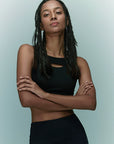 YPL hollow back sports bra