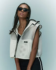 YPL sunscreen mesh hooded vest