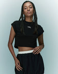 YPL slim-fit short vest short-sleeved T-shirt