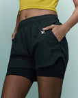 YPL casual yoga shorts