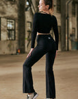 YPL Drape Flare Pants