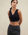 YPL Zipper Yoga Tank Top