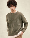 YPL Solid Crew Neck Sweater