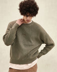 YPL Solid Crew Neck Sweater