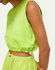 YPL Drawstring Tank Top