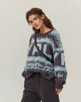 YPL2024 new autumn and winter knitted sweater women's lazy style