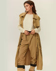 YPL2024 New Sleeveless Trench Coat Jacket