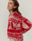 YPL2024 new autumn and winter knitted sweater women's lazy style