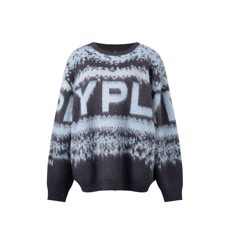 YPL2024 new autumn and winter knitted sweater women&#39;s lazy style