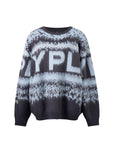 YPL2024 new autumn and winter knitted sweater women's lazy style