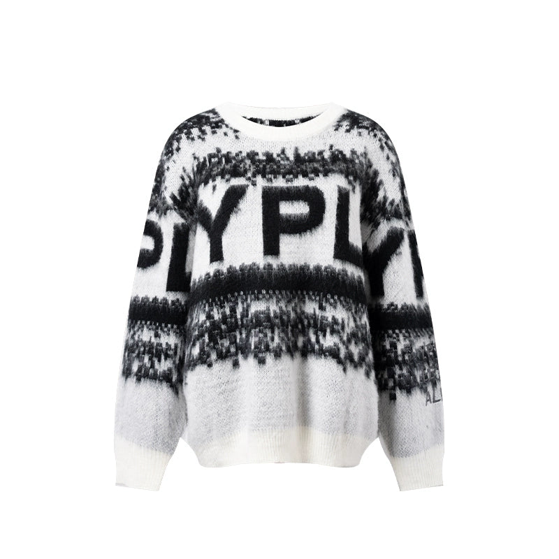 YPL2024 new autumn and winter knitted sweater women&#39;s lazy style