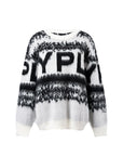 YPL2024 new autumn and winter knitted sweater women's lazy style