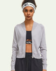 YPL Stand Collar Cardigan