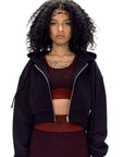 YPL Zipped Hooded Sweartshirt