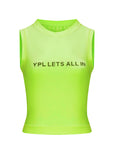 YPL Round Neck Waist Tank Top